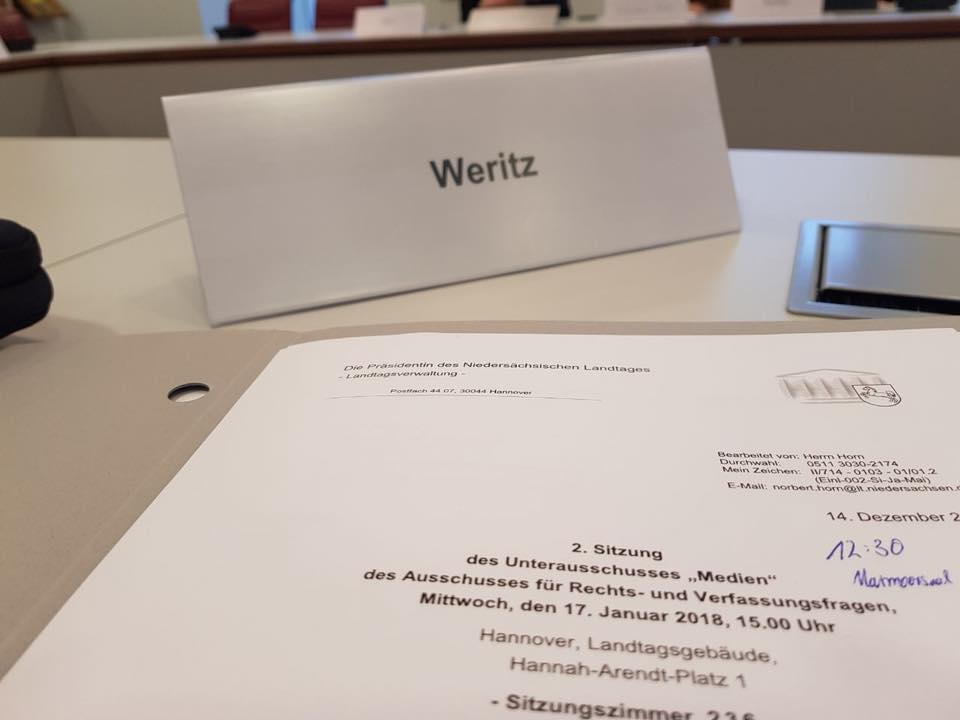 2. Sitzung des Unterausschuss Medien